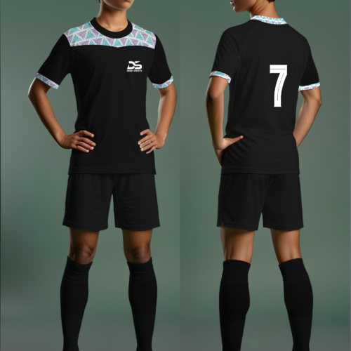 DISKI AFRIKA DESIGN KIT BLACK/SOCCER-FOOTBALL