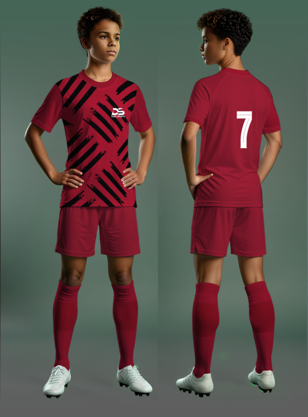 DISKI SCRATCH SOCCER KIT RED/ SOCCER- FOOTBALL
