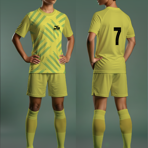 DISKI SCRATCH SOCCER KIT YELLOW/ SOCCER- FOOTBALL