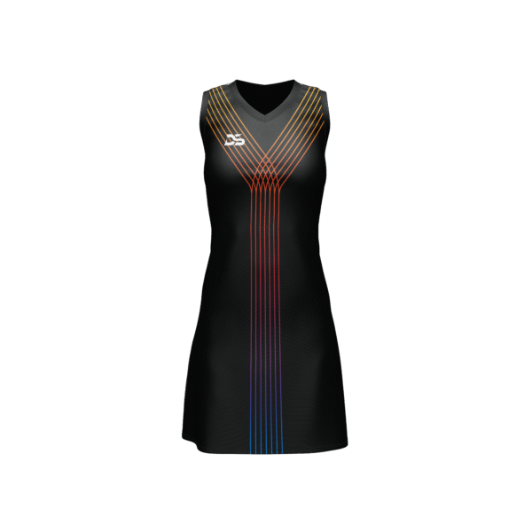 DISKI SPORTS FLOW DRESS RED/NETBALL