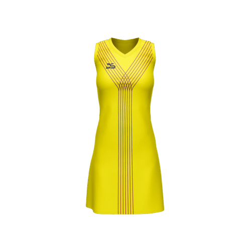 DISKI SPORTS FLOW DRESS YELLOW/ NETBALL