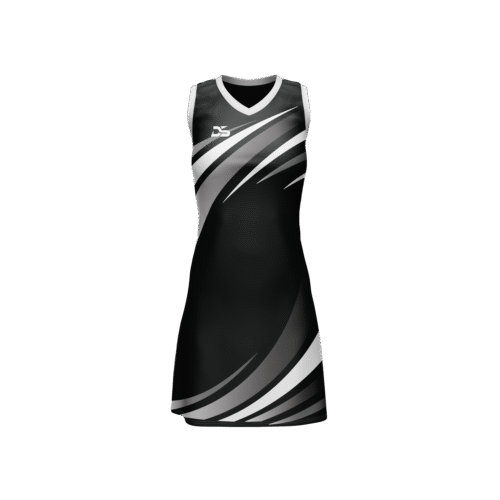 DISKI SPORTS STREAM DRESS BLACK/NETBALL